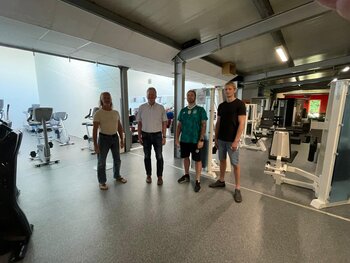 Bürgermeister Overberg zu Besuch im Aktiv Park Emsbüren