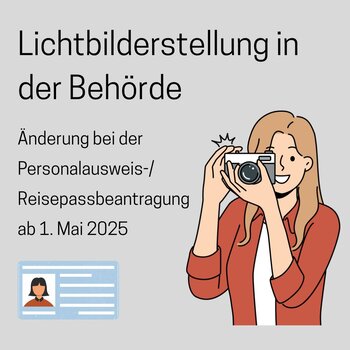Lichtbilderstellung in der Behörde
