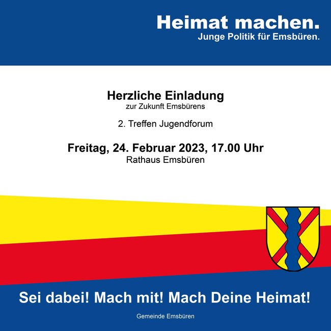 Mach mit Einladung