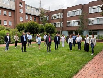 Gruppenbild Teilnehmer Treffen der Lokalen Aktionsgruppe August 2021