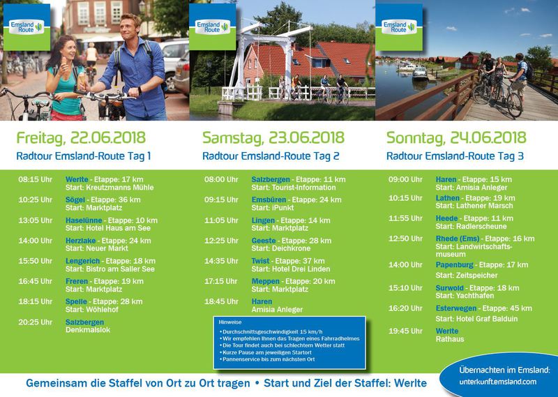 Flyer Staffelfahrt Emsland Touristik Seite 2