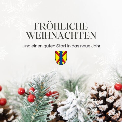 Frohe Weihnachten Anzeige 2024