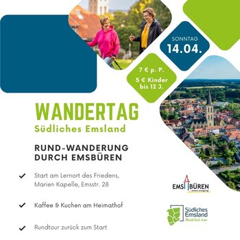 Social Media Anzeige Wandertag Südliches Emsland