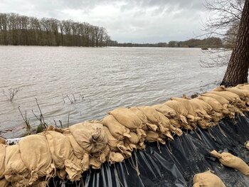 Hochwasser Dezember 2023 Emsbüren