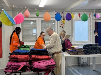 Back-to-school-Packstraße